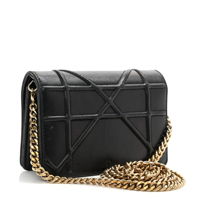 Christian Dior Lambskin Baby Diorama Flap Bag Black 2 of 9