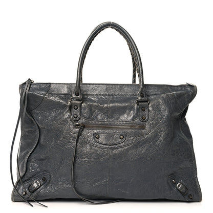 Balenciaga Agneau Classic Hardware Weekender Gris Tarmac 1 of 15