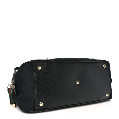 Gucci Monogram Small Princy Satchel Black 4 of 10