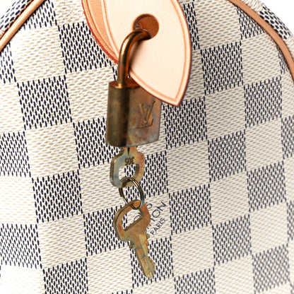 Louis Vuitton Damier Azur Speedy 25 14 of 14