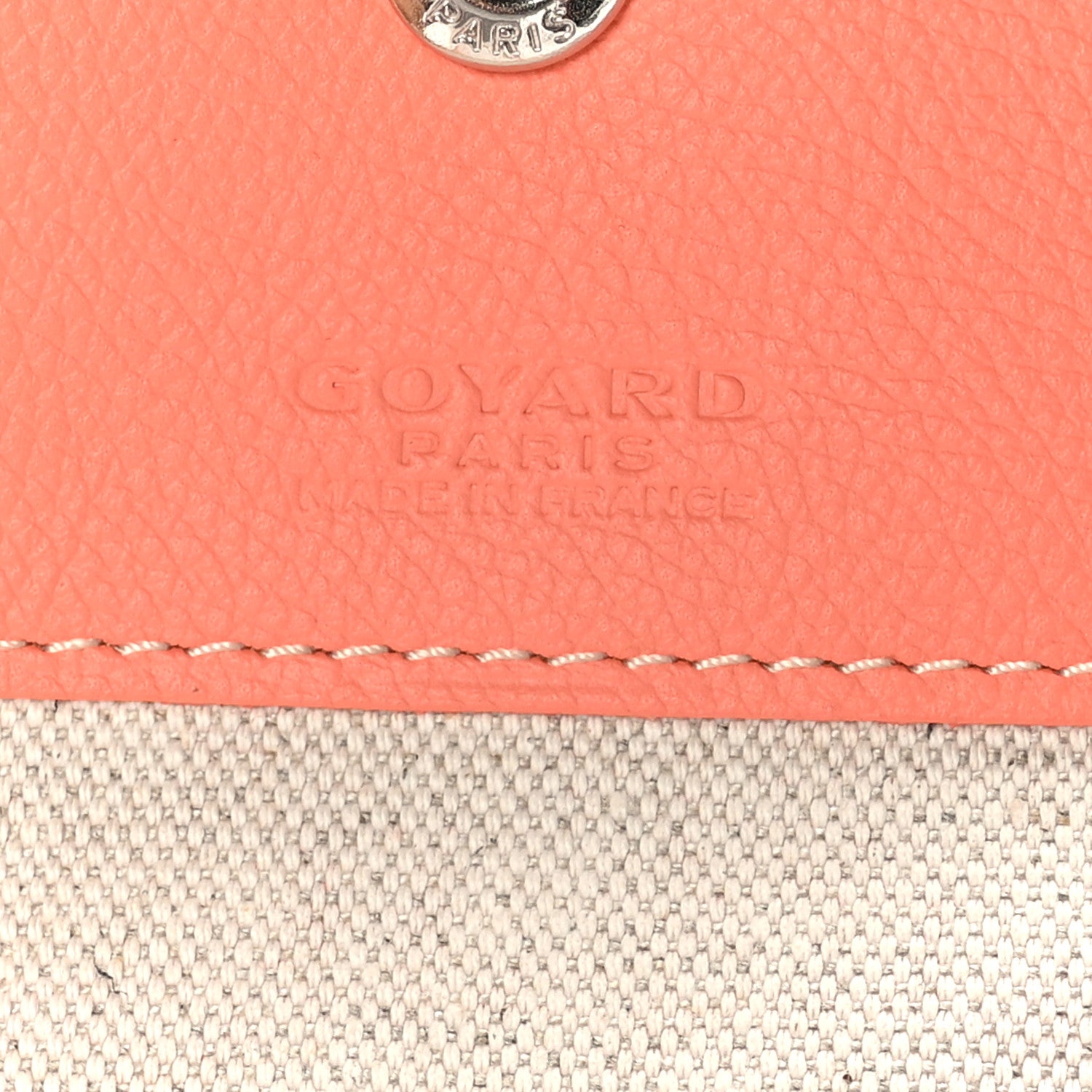 Goyard Goyardine Net Aligre Tote Coral 6 of 8