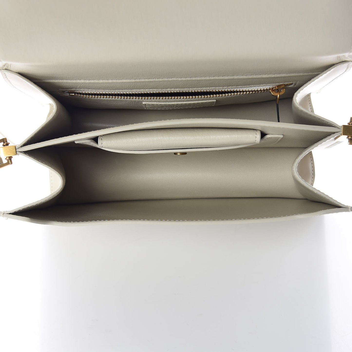 Smooth Calfskin Catherine Crossbody Off White
