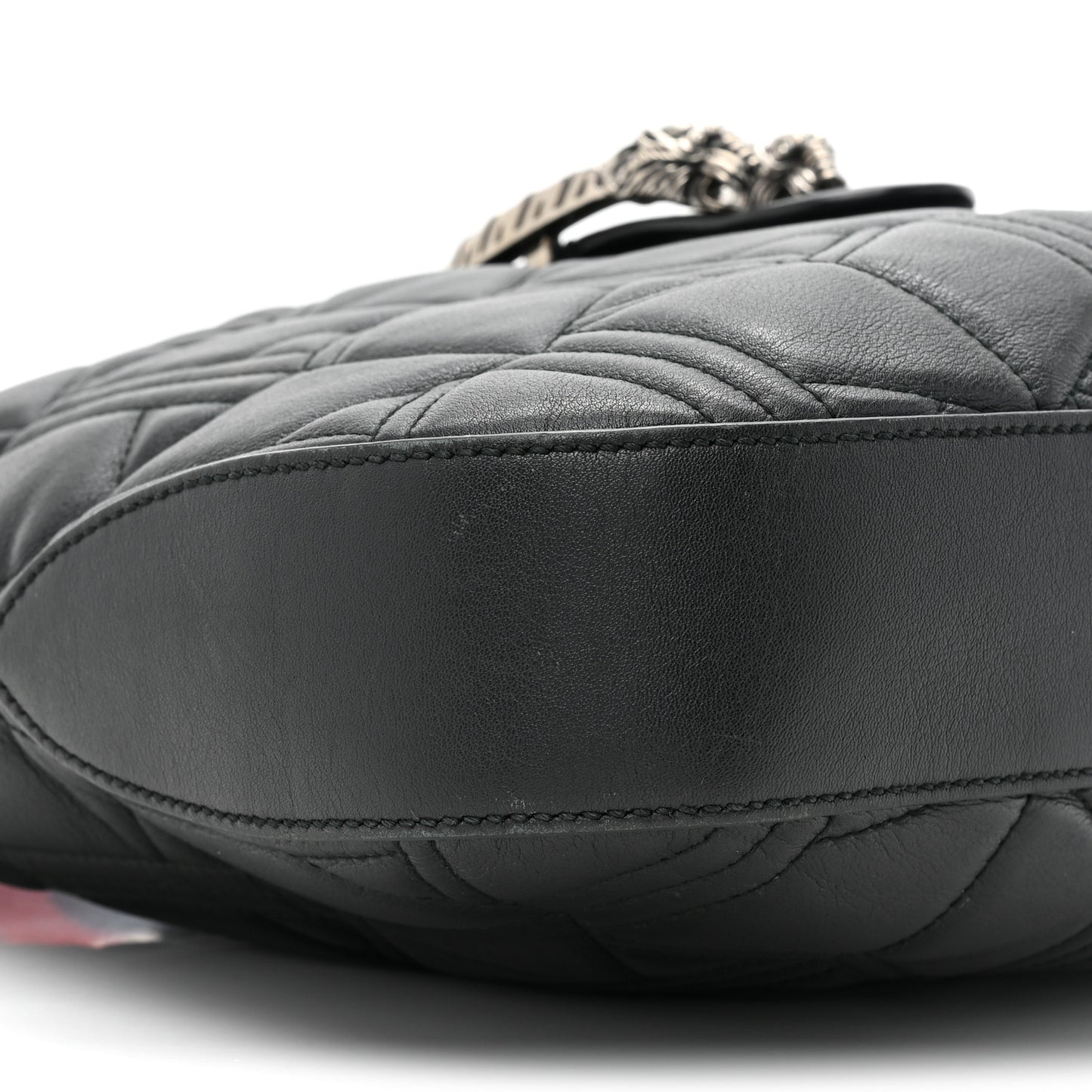 Calfskin Web Quilted Medium Dionysus Hobo Black