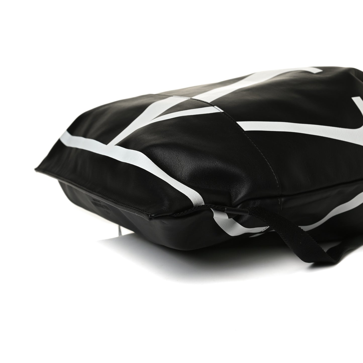 Nappa VLogo Drawstring Backpack Black