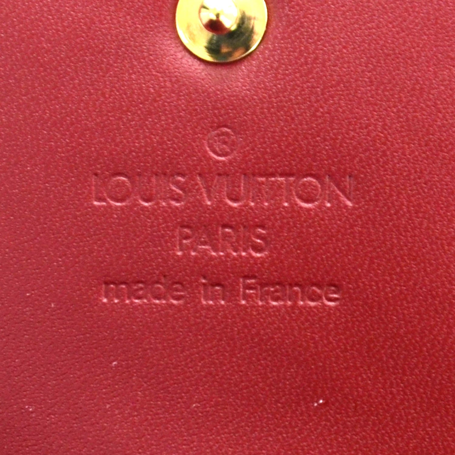 Louis Vuitton Vernis Porte Tresor International Wallet Pomme D'Amour 6 of 8