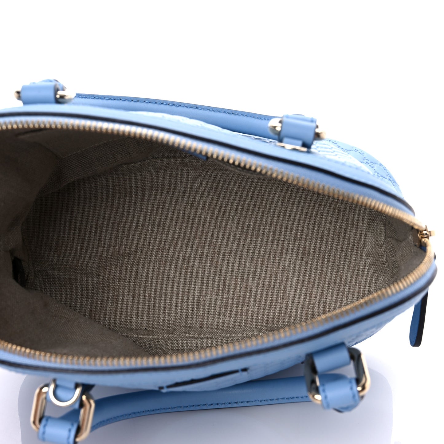 Microguccissima Mini Dome Bag Mineral Blue
