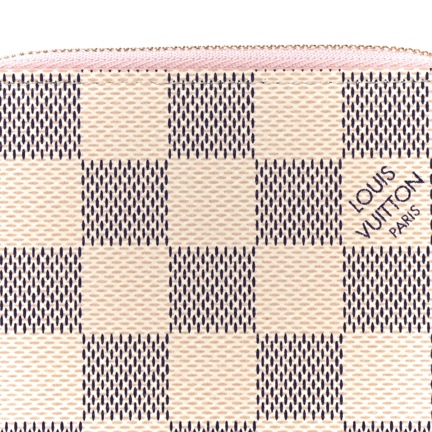 Louis Vuitton Damier Azur Zippy Coin Purse Rose Ballerine 7 of 10