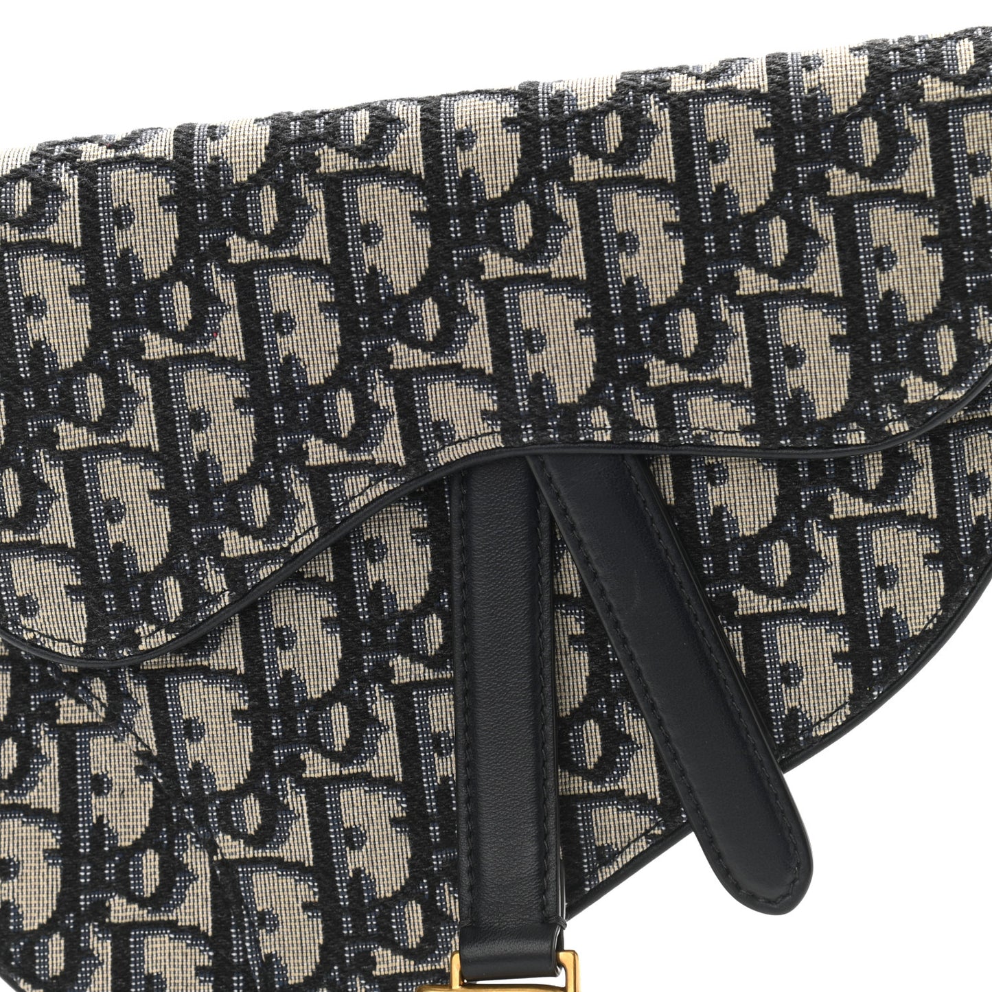 Oblique Saddle Belt Pouch Blue