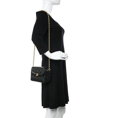 Chanel Patent Quilted Camera Case Black 2 of 18