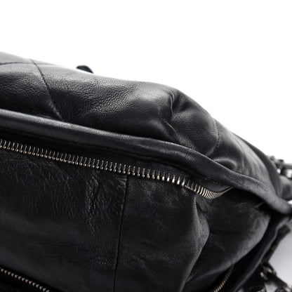 Lanvin Lambskin Quilted Medium Amalia Shoulder Bag Black 16 of 19