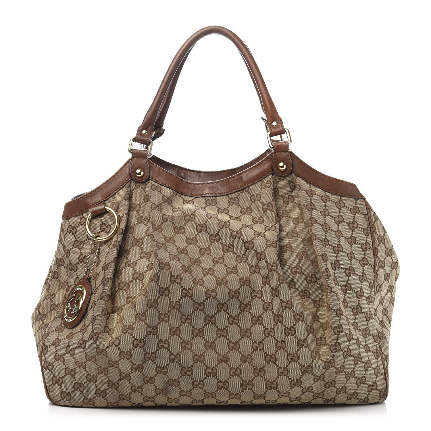 Gucci Monogram Large Sukey Tote Dark Brown 1 of 17