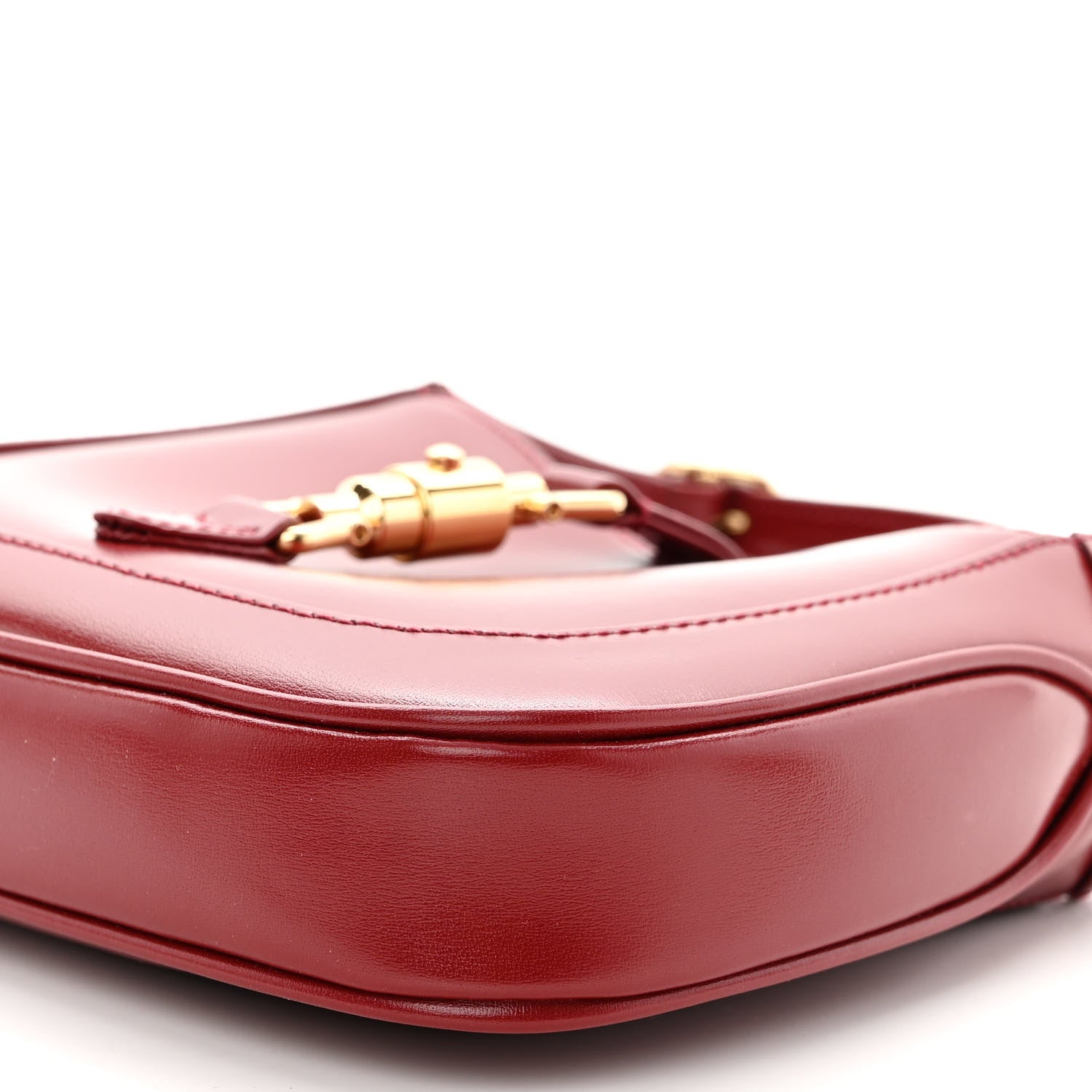 Gucci Boarded Dyana Lux Calfskin Mini Jackie 1961 Hobo New Cherry Red 9 of 9