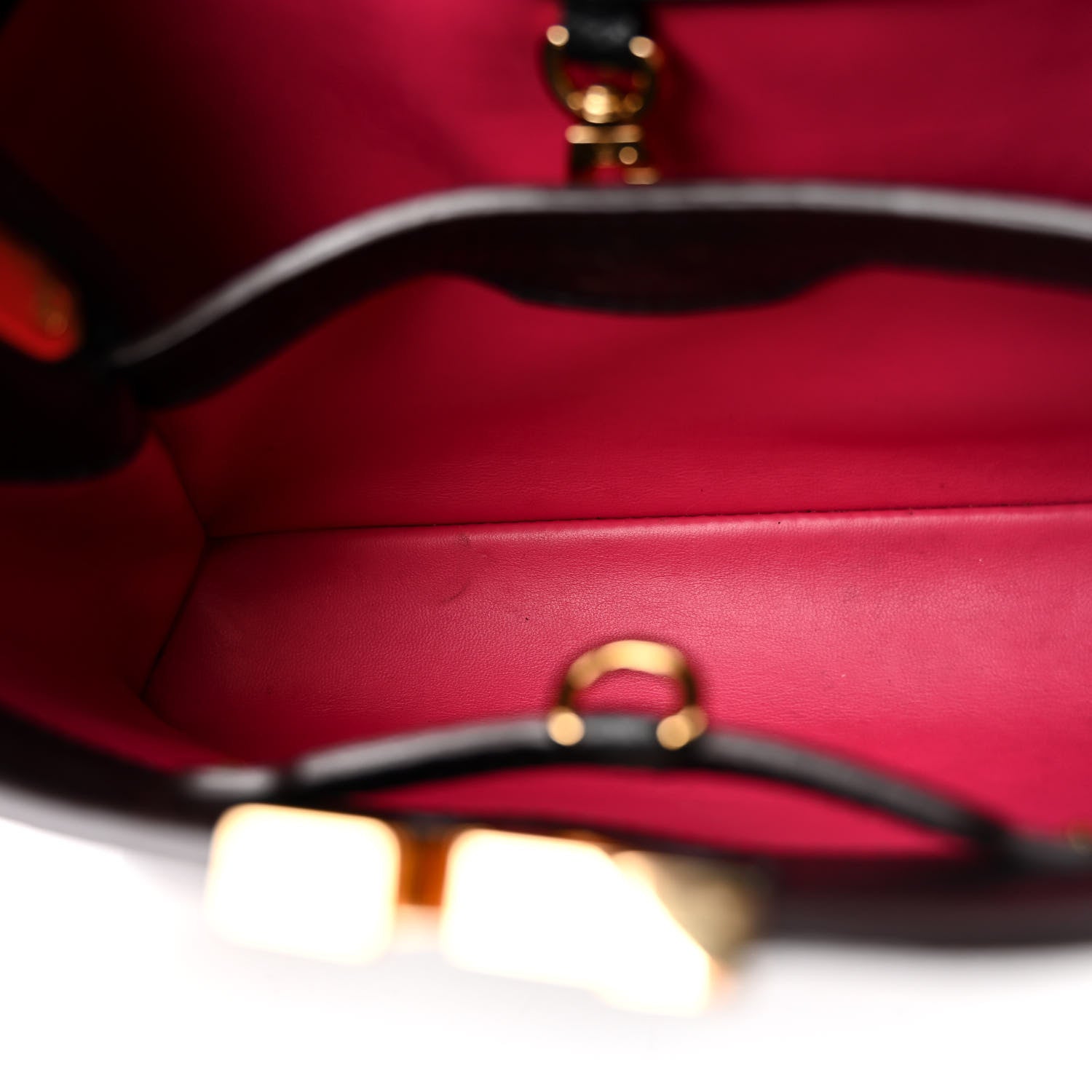 Louis Vuitton Taurillon Capucines BB Black 6 of 14