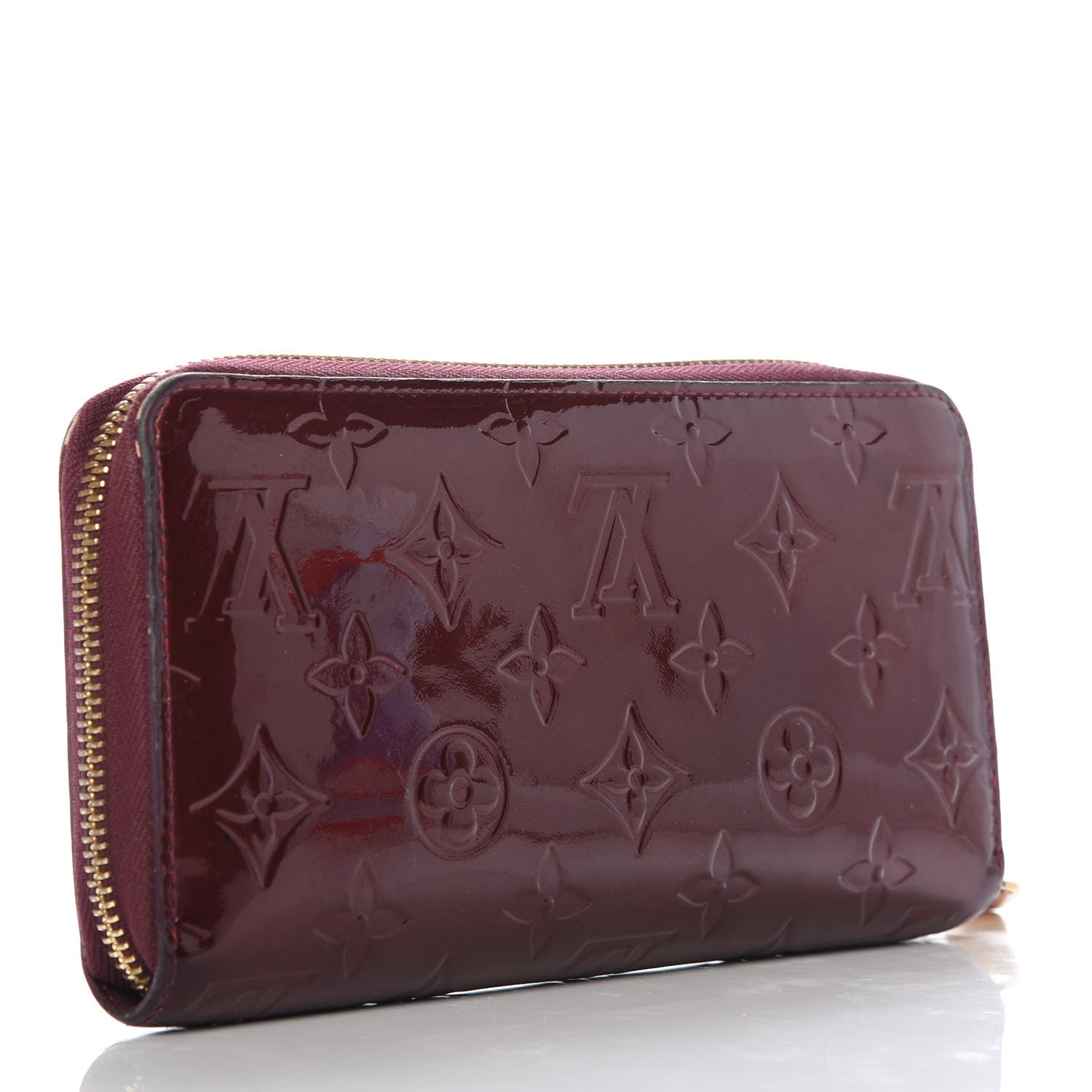 Louis Vuitton Vernis Zippy Wallet Rouge Fauviste 3 of 8