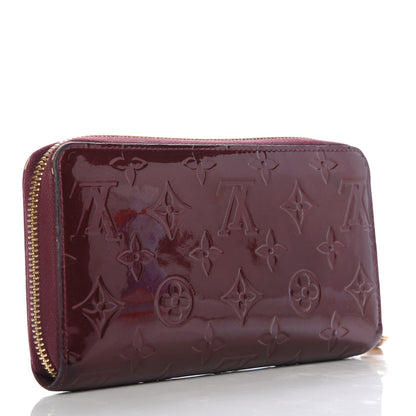 Louis Vuitton Vernis Zippy Wallet Rouge Fauviste 3 of 8