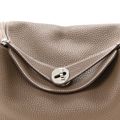 Hermes Taurillon Clemence Lindy 26 Etoupe 7 of 10
