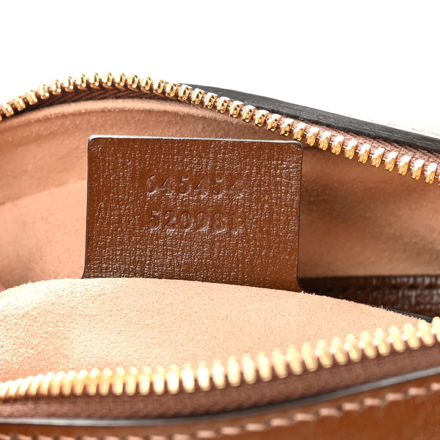 GG Supreme Monogram Small Horsebit 1955 Shoulder Bag Beige Brown Sugar