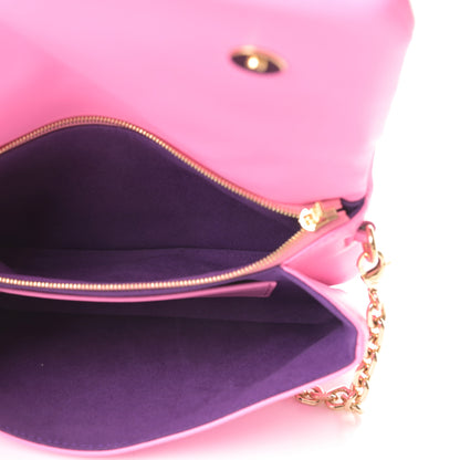 Louis Vuitton Lambskin Embossed Monogram Vuittamins Pochette Coussin Rose Violet 5 of 10