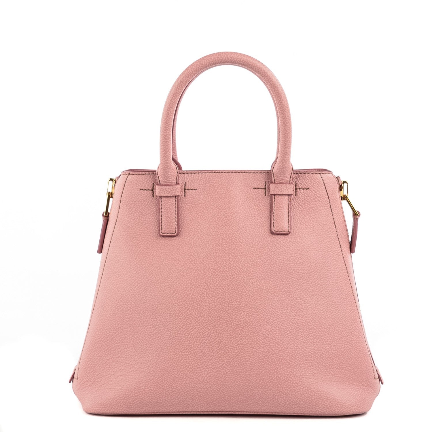Tom Ford Pebbled Calfskin Small Jennifer Zip Tote Pink 1 of 6