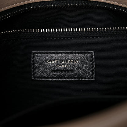 Saint Laurent Crinkled Calfskin Matelasse Monogram Medium Niki Chain Satchel Light Taupe 12 of 13
