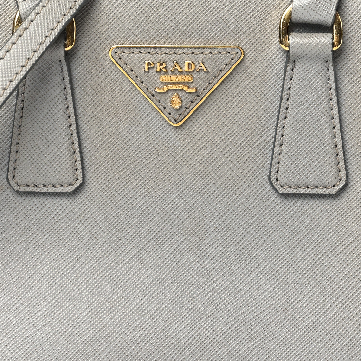 Prada Saffiano Mini Galleria Double Zip Tote Marmo 8 of 12