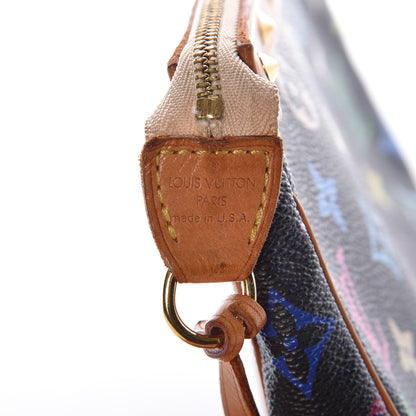 Louis Vuitton Monogram Multicolor Pochette Accessories Black 6 of 10