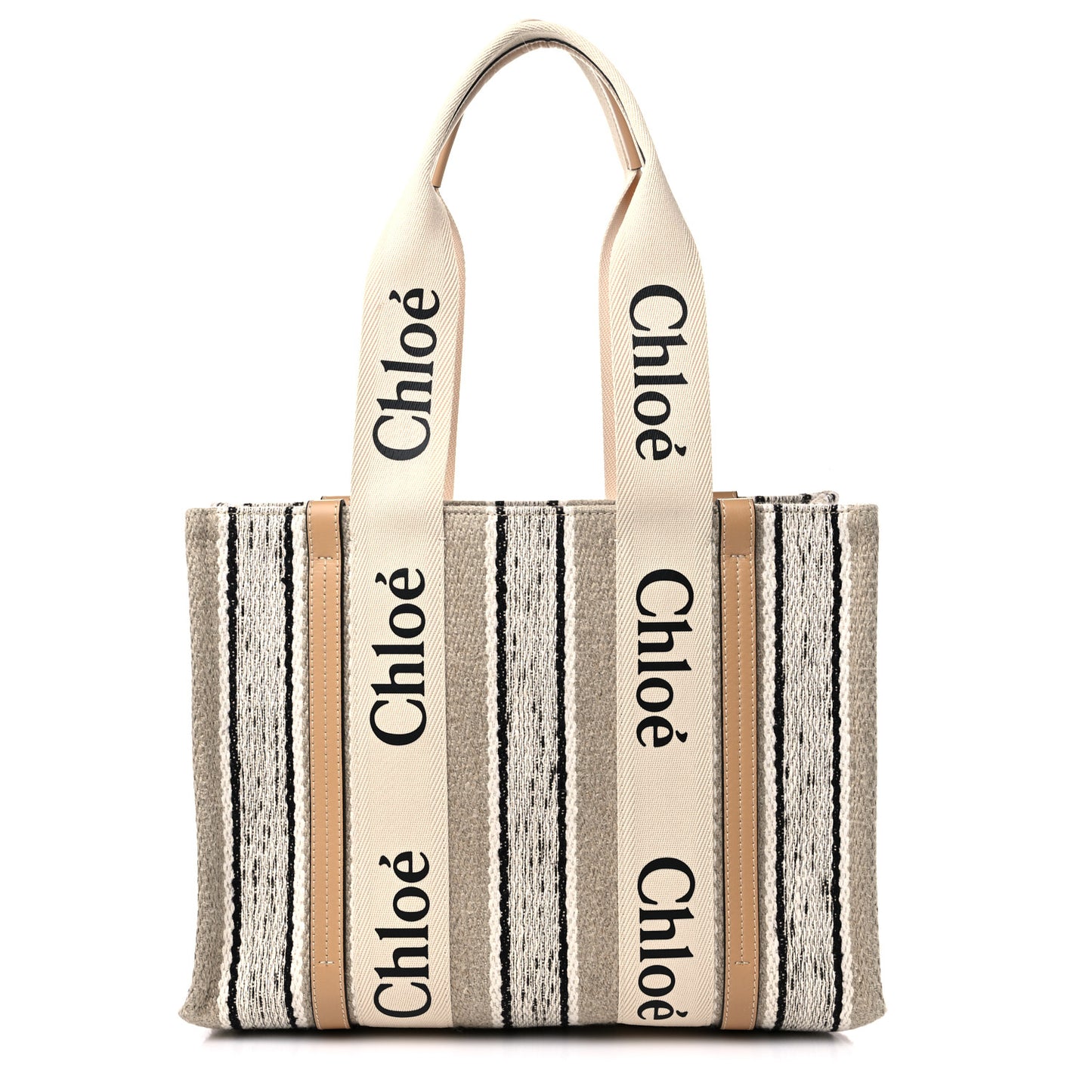 Knit Medium Woody Ribbon Tote Multicolor