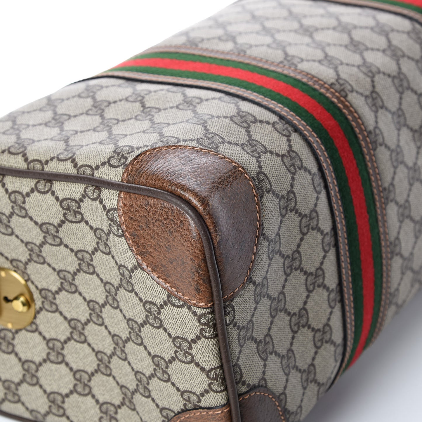 GG Plus Monogram Web Boston Brown