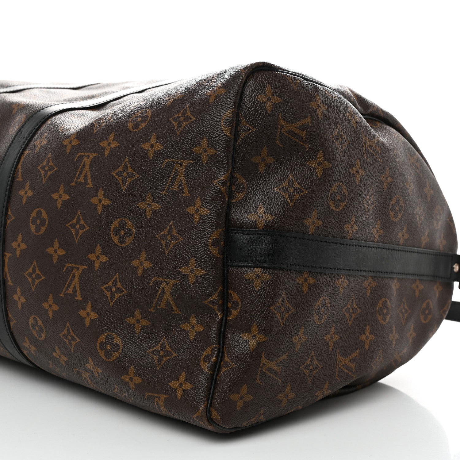 Louis Vuitton Monogram Macassar Keepall Bandouliere 55 9 of 13
