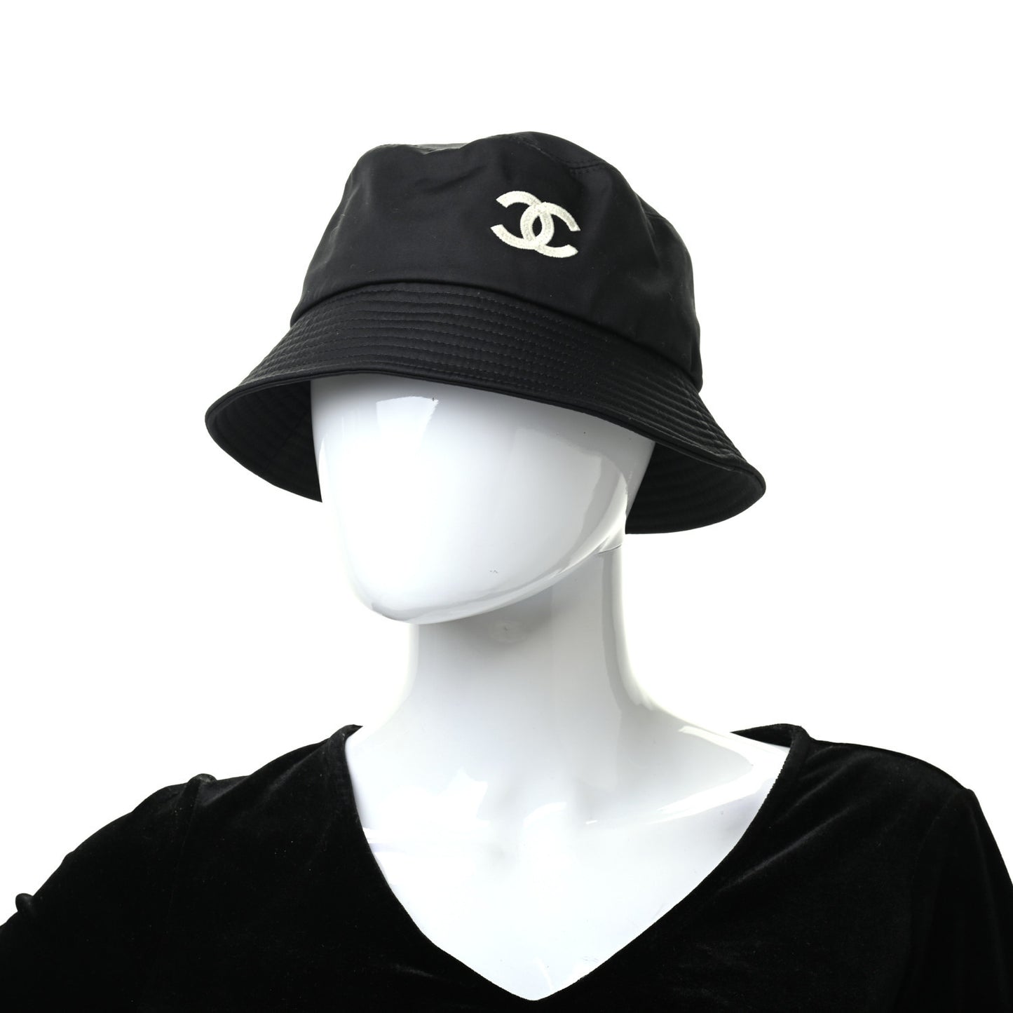 Cotton CC Bucket Hat S Black