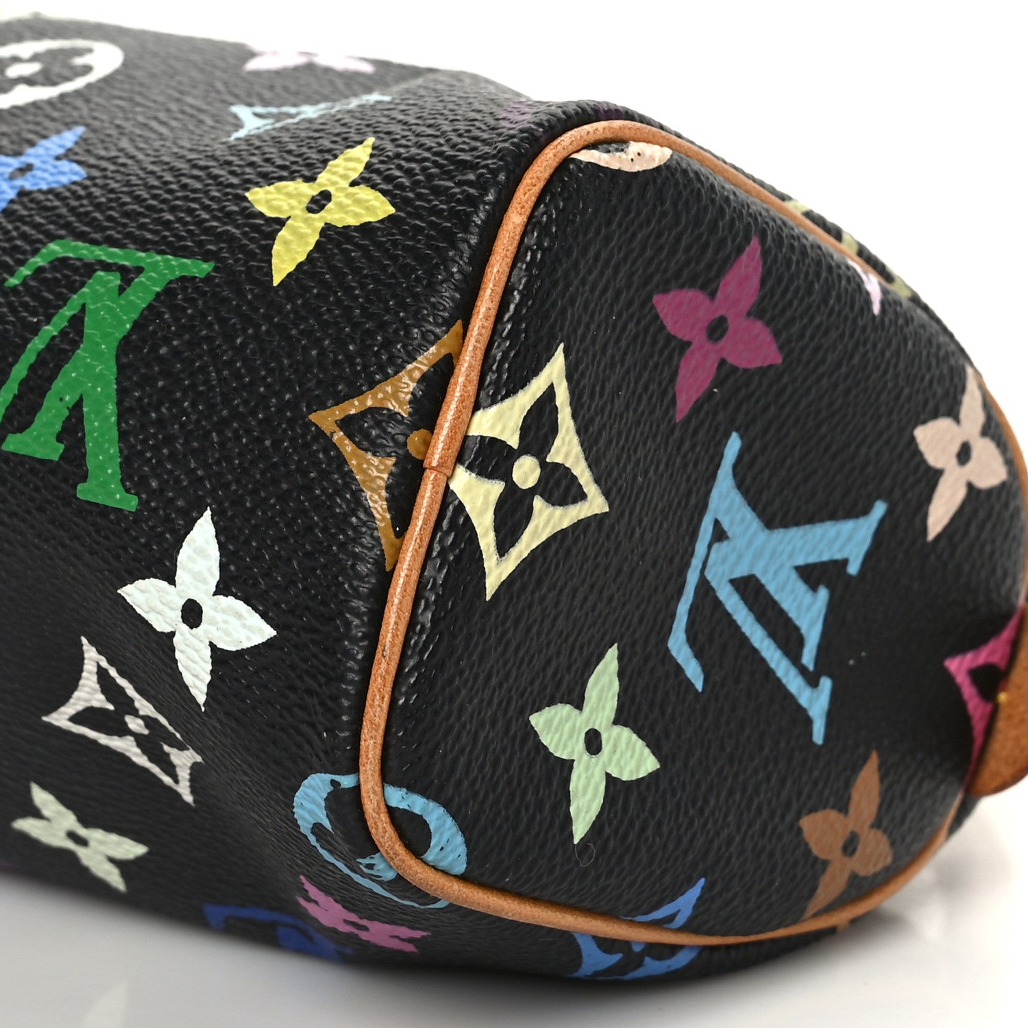 Louis Vuitton Monogram Multicolor Mini Sac HL Speedy Black 7 of 7