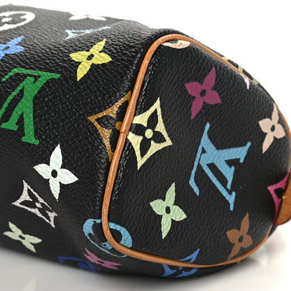 Louis Vuitton Monogram Multicolor Mini Sac HL Speedy Black 7 of 7