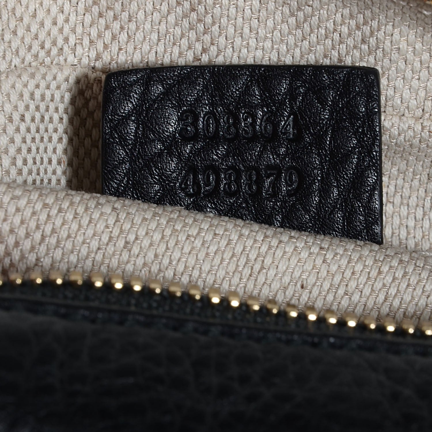 Gucci Pebbled Calfskin Small Soho Disco Bag Black 10 of 10