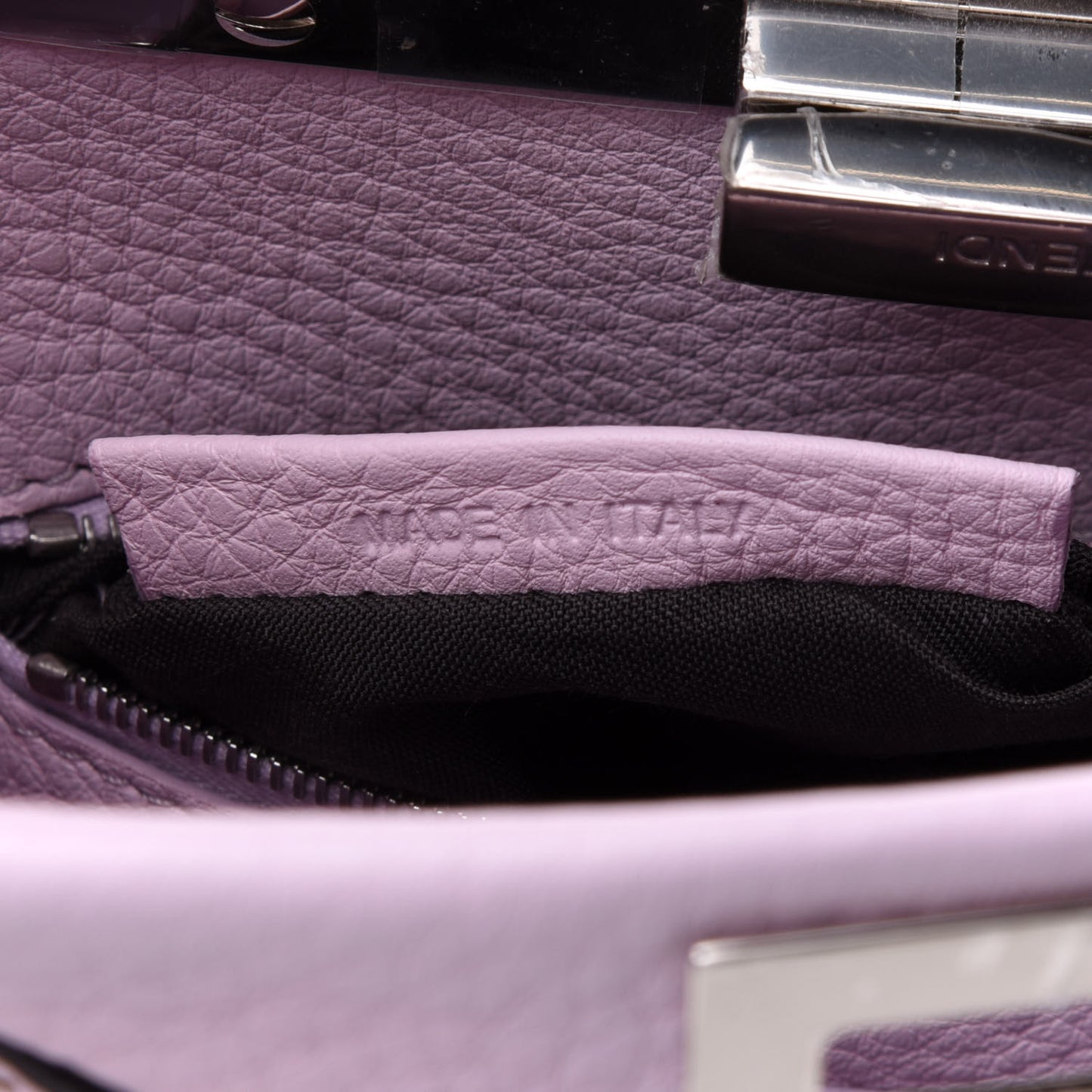 Cuoio Romano Selleria Mini Peekaboo Iconic Satchel Anemone
