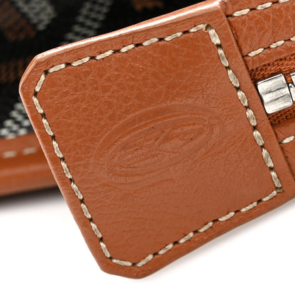 Goyard Goyardine Jouvence MM Toiletry Pouch Black Gold 6 of 10