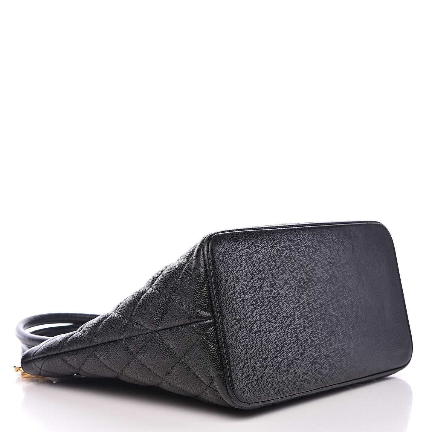 Caviar Medallion Tote Black