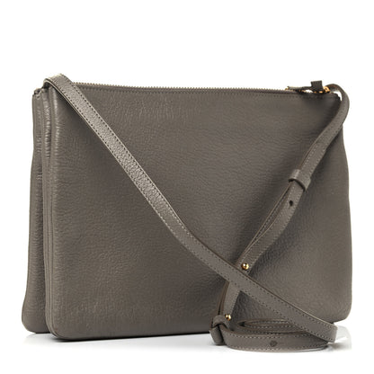 Celine Goatskin Large Trio Crossbody Bag Taupe 2 of 6