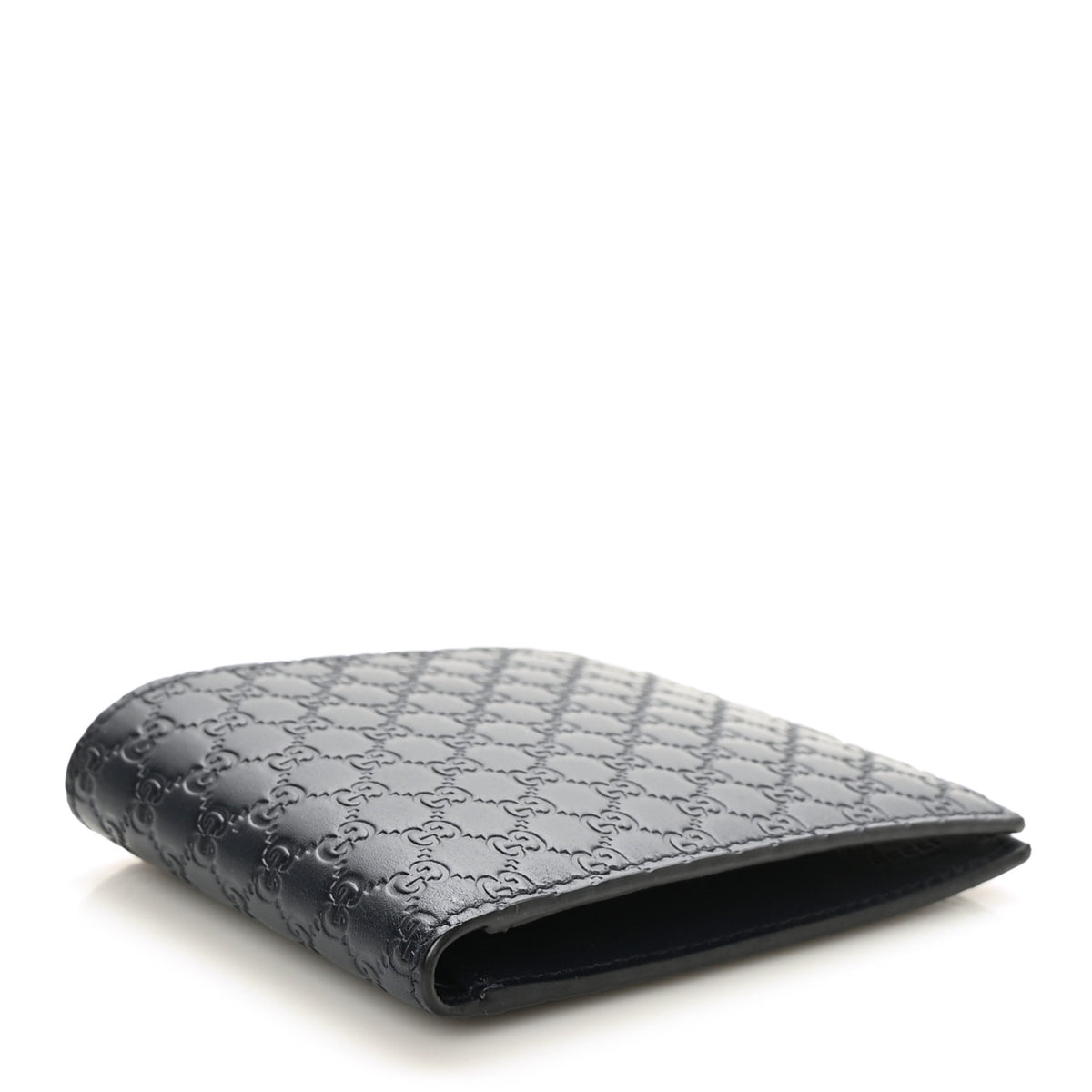 Microguccissima Bi-Fold Wallet Black