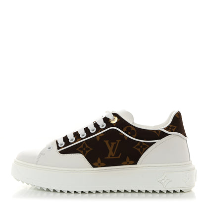 Louis Vuitton Monogram Nylon Time Out Sneakers 37 1 of 8