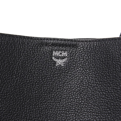 MCM Grained Calfskin Visetos Medium Sarah Hobo Black 7 of 11