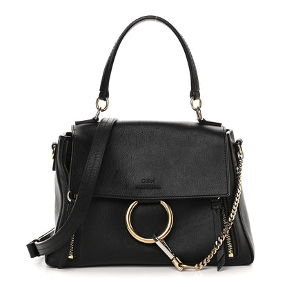 Chloe Calfskin Small Faye Day Shoulder Bag Black 1 of 20
