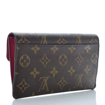 Louis Vuitton Monogram Jeanne Wallet Fuchsia 4 of 17