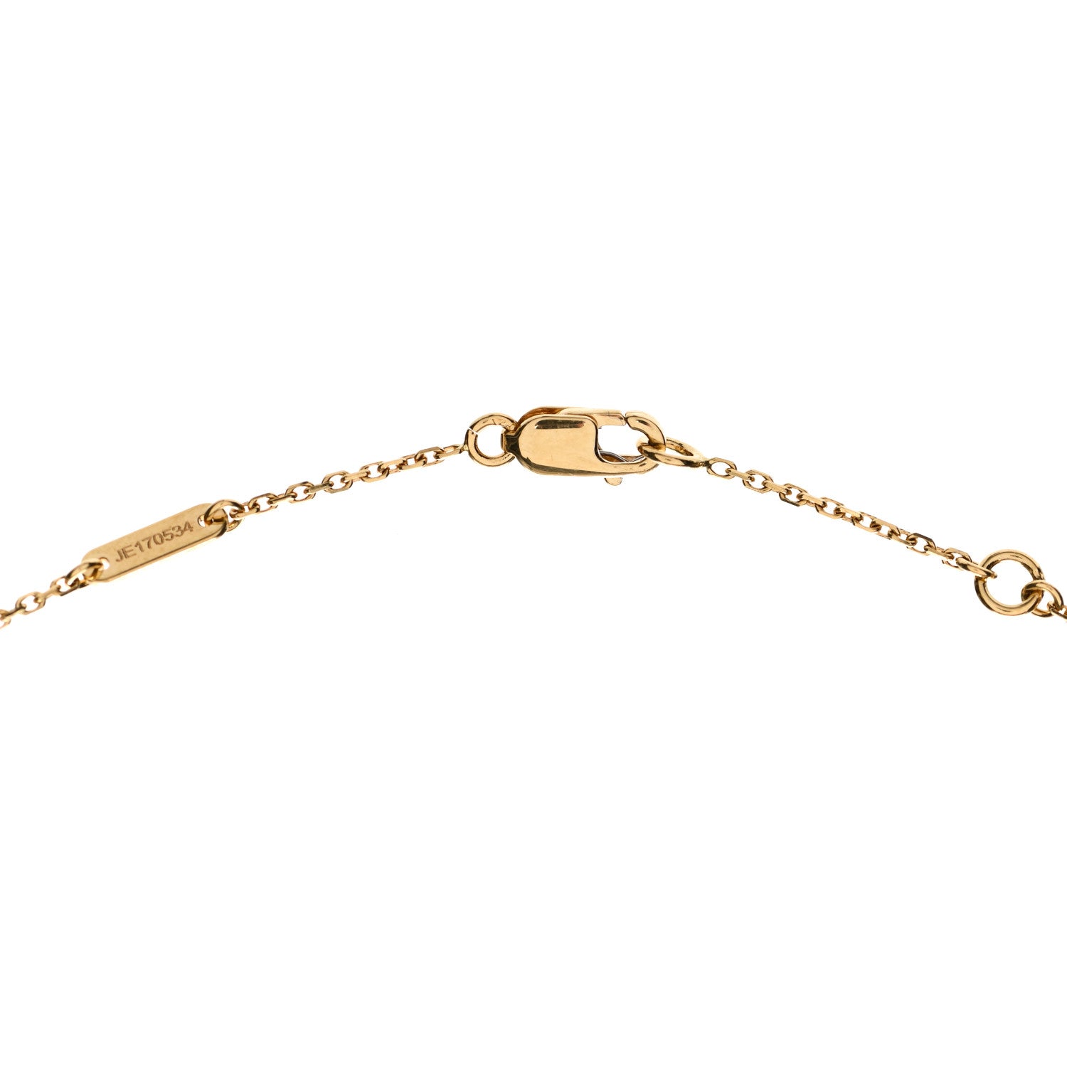 Van Cleef & Arpels 18K Yellow Gold Mother of Pearl Sweet Alhambra Butterfly Pendant Necklace 6 of 6