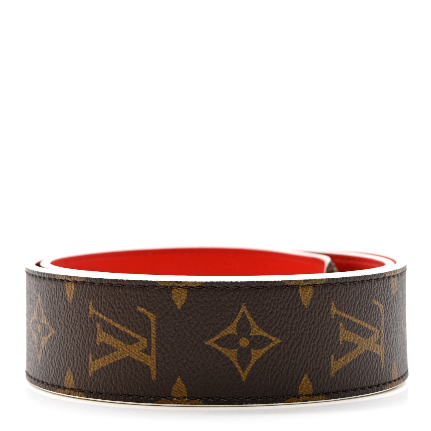 Monogram Bandouliere Shoulder Strap Red