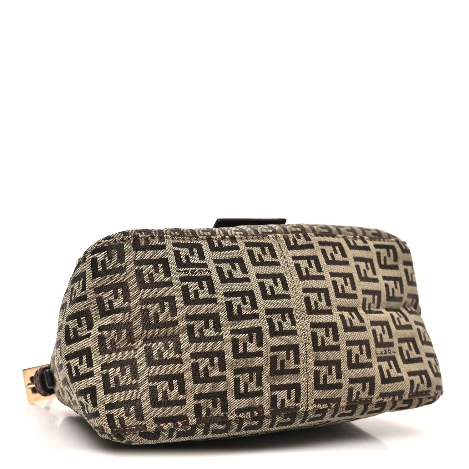 Fendi Zucchino Vitello Mini Mama Baguette Mogano Panna Bruciato 4 of 9