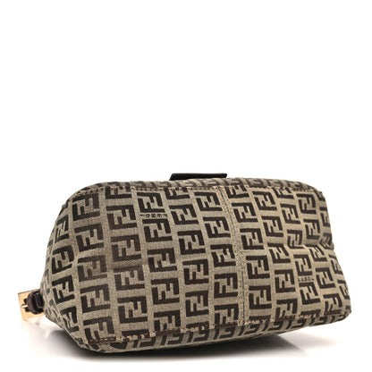 Fendi Zucchino Vitello Mini Mama Baguette Mogano Panna Bruciato 4 of 9