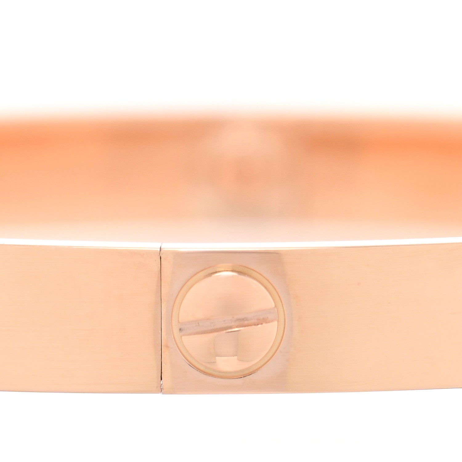 Cartier 18K Pink Gold LOVE Bracelet 19 5 of 6