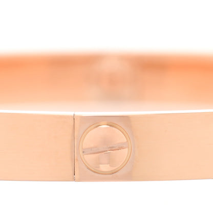 Cartier 18K Pink Gold LOVE Bracelet 19 5 of 6