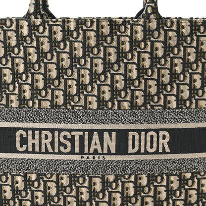 Christian Dior Oblique Large Book Tote Vert Multicolor 8 of 10