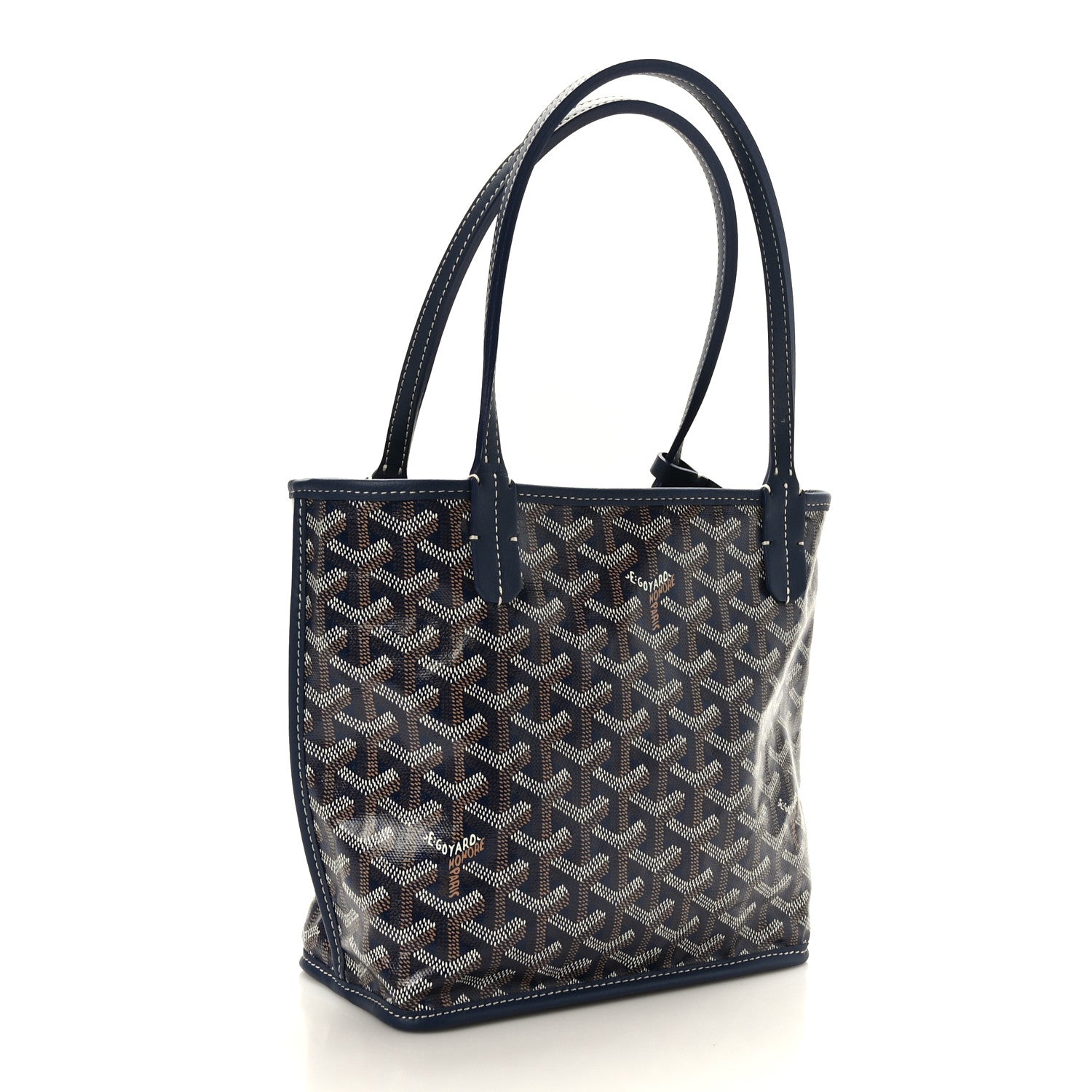 Goyard Goyardine Reversible Mini Anjou Navy 4 of 15